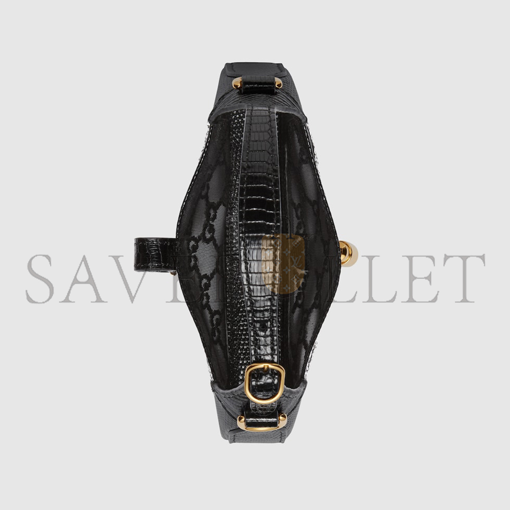 G*u*i jackie 1961 mini lizard shoulder bag 677027 (19*13*3cm)